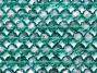 Teal Crystal 8mm x 6mm Faceted Roundel