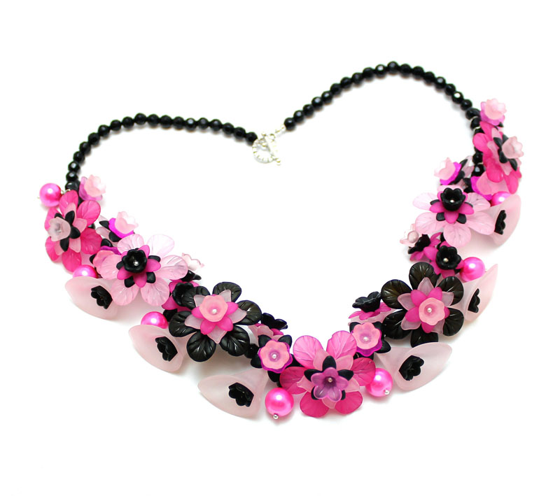 Frosted Floral Necklace Kit