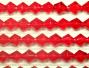 Red 8mm Glass Bicone - 4 Strand Pack