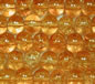 Amber 4mm Round Crackle Glass Beads