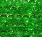 Dark Green 4mm Round Crackle Glass Beads