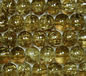 Dark Olive Green 4mm Round Crackle Glass Beads