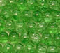Green 4mm Round Crackle Glass Beads