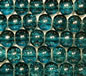 Denim Blue 6mm Round Crackle Glass Beads