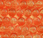 Orange 6mm Round Crackle Glass Beads