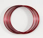 0.5mm Red Bracelet Memory Wire