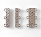 3 Strand Silver Magnetic Clasp