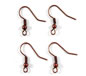Red Copper Earring Hooks