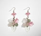 Floral and Gemstone Bell Earrings