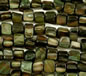 Forest Green Rough Cut Square MOP Shell
