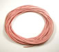 Baby Pink 1mm Round Leather Cord
