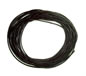 Black 1mm Round Leather Cord