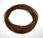 Brown 1mm Round Leather Cord