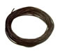 Dark Brown 1mm Round Leather Cord