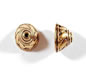 Gold 12mm Bell Shape Bead Cone