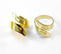 Ring Shank - Gold Plated Modern Style