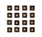 Antique Brass 5mm Thin Square Spacer Bead