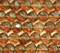 Brown 4mm Faceted Round Glass Beads